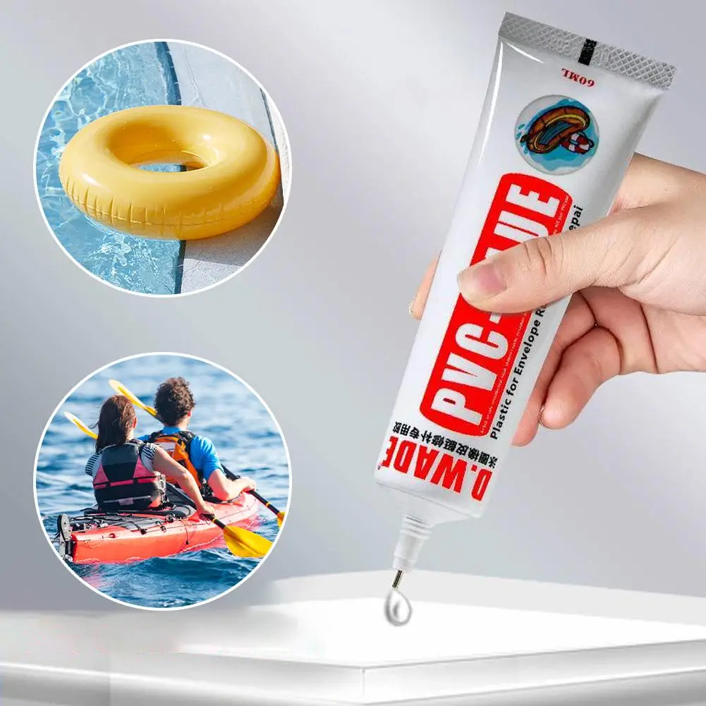 60ML PVC Lijm Opblaasbare Boot Reparatie Lijm SUP Reparatie Lijm Buizen Opblaasbare Boot Paddle Board Kayak Buis Reparatie Lijm image 2
