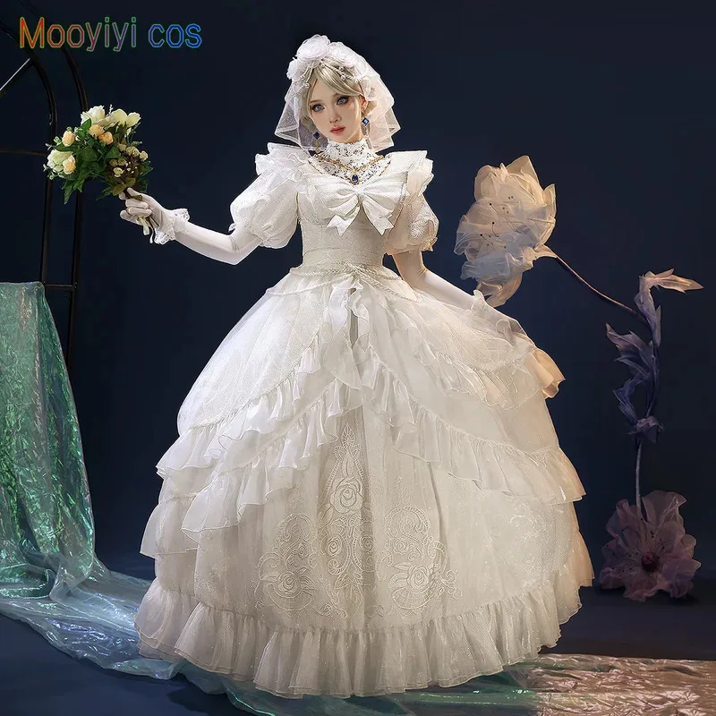 

Identity V Mary ‌ Косплей Костюм для Хэллоуина, рождественской ролевой вечеринки, выставочная игра в стиле комиксов, размер Queen S-L, новинка