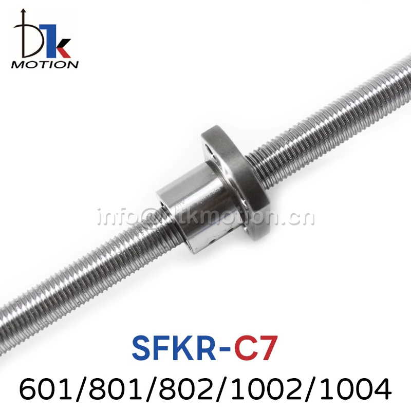 

DTK C7 Miniature Ball Screw 6mm 8mm 10mm 0601 0801 0802 1002 1004 Length 100 200mm with SFK Ball Nut SFK0802 SFK1002 3D Printer