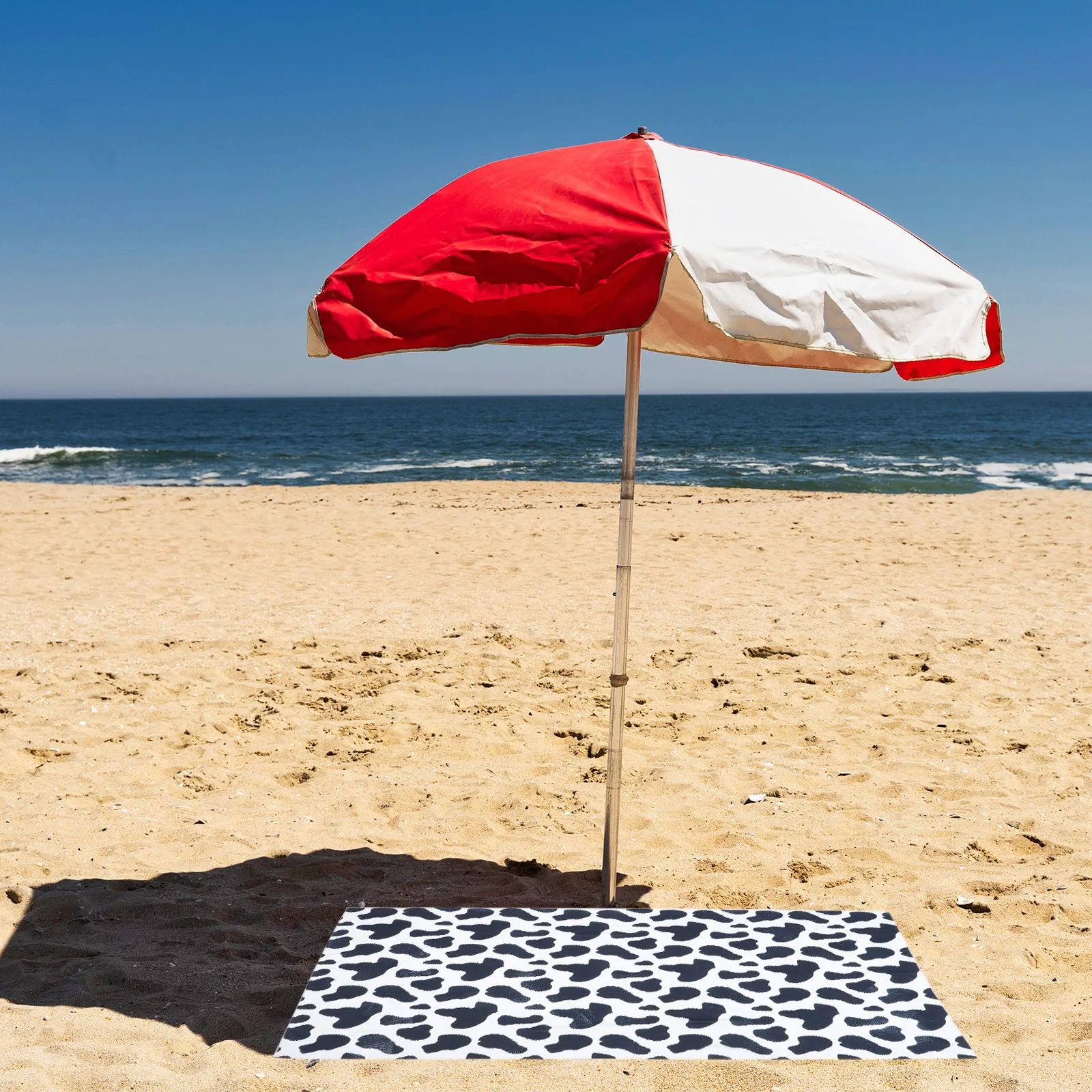 

Пляжное полотенце из микрофибры с коровьим узором, квадратное, для плавания, быстросохнущее, удобное, очаровательное, изысканное качество изготовления, модное