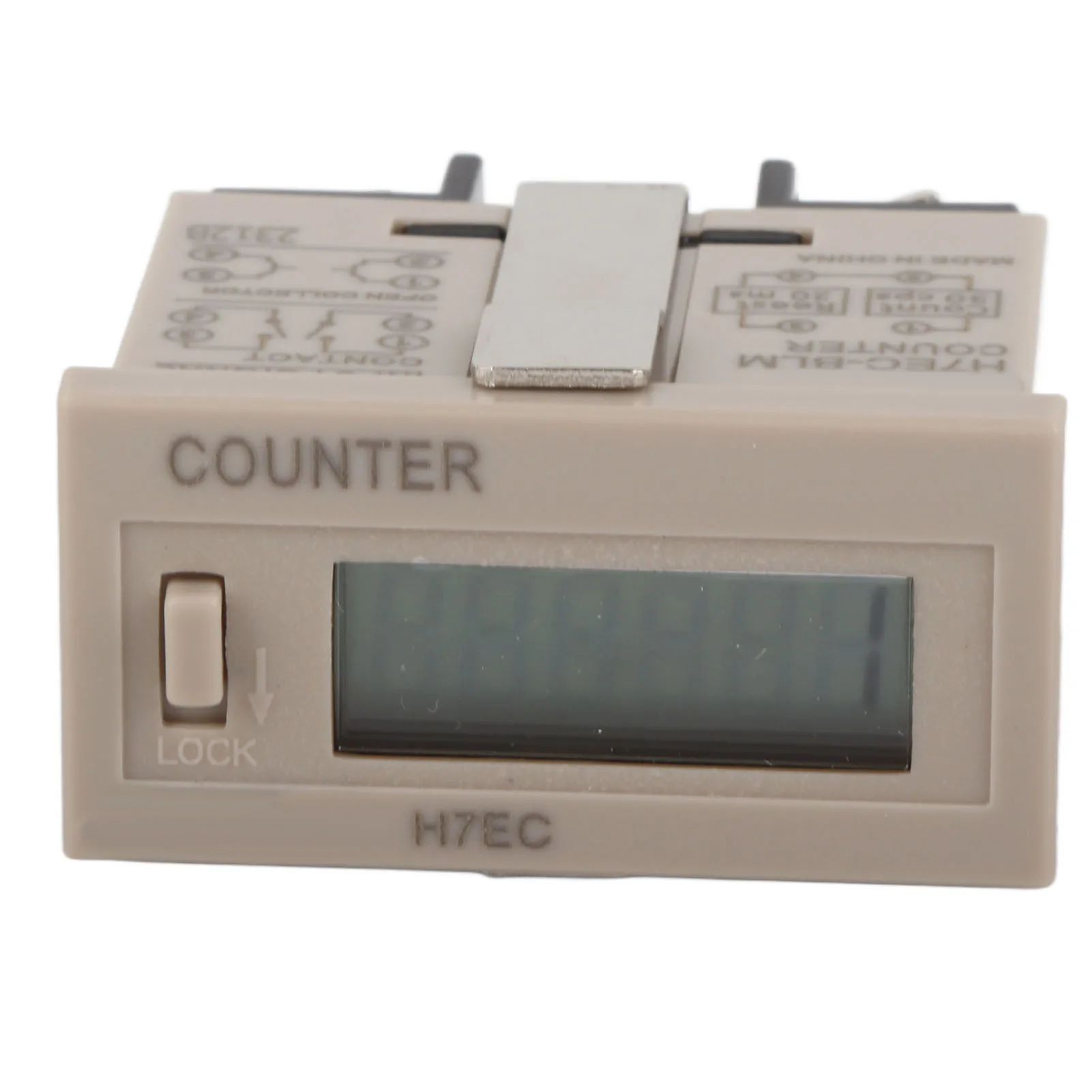 Digital Counter Electric Counter H7EC BLM Digital Electrical Counter Totalizer Without Voltage Input with 6‑Digit LCD Display
