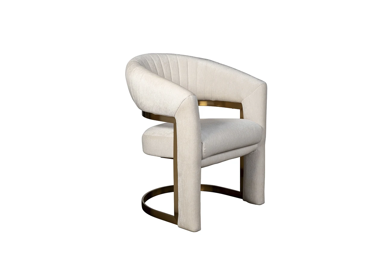 *&Stylish Contemporary Convertible Fabric Dining Chair with Chrome Legs for Home or Restaurant Use Eco-Friendly Design