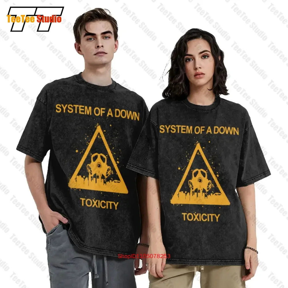 System3 Of A Down-Toxicity Logo Vintage Oversized T-Shirt 29YT