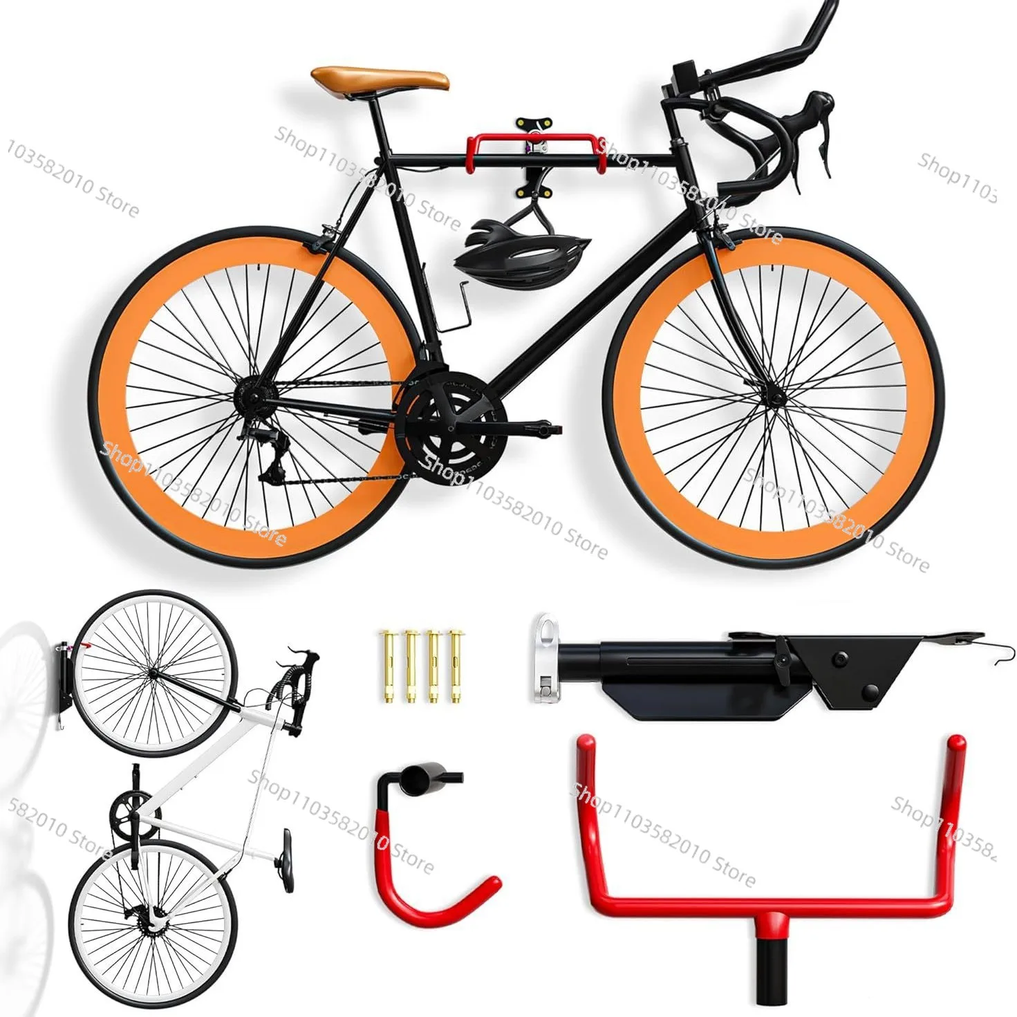 

Новое вращающееся настенное крепление для велосипеда, настенное крепление для велосипеда без подъема тяжелых предметов.