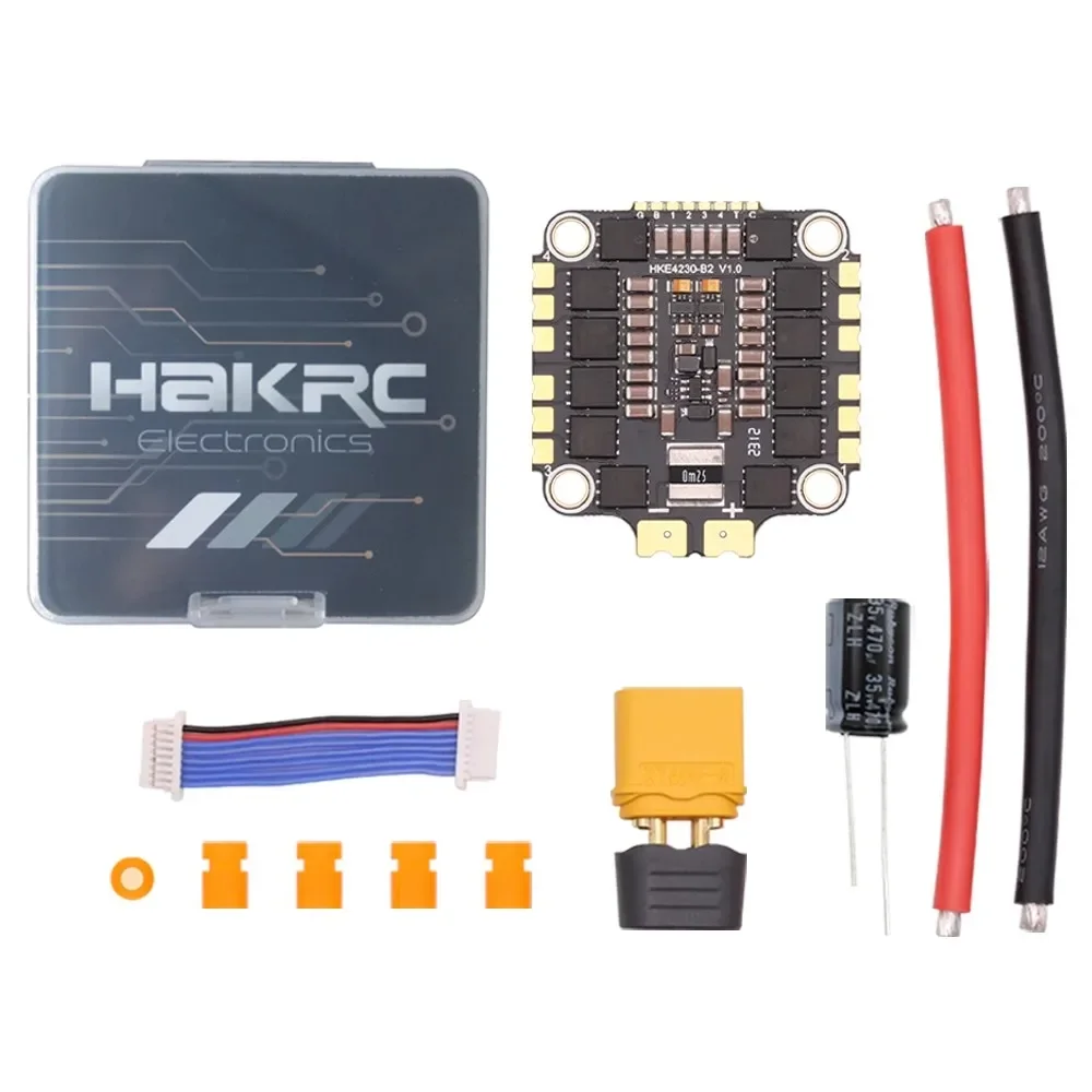 HAKRC 32BIT 40A 60A BLHeli_32 2-6S 4-in-1 ESC DShot FPV Racing Freestyle Drohne Quadcopter Bürstenlose Zubehörteile – Detail 28