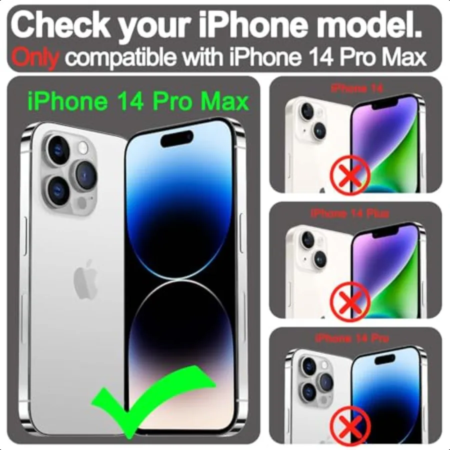 واقي شاشة زجاجي من VANAVAGY متوافق مع هاتف iPhone 14 pro max مقاس 6.7 بوصة [عبوة واحدة] [مقاوم للخدش] واقي عدسة الكاميرا inc