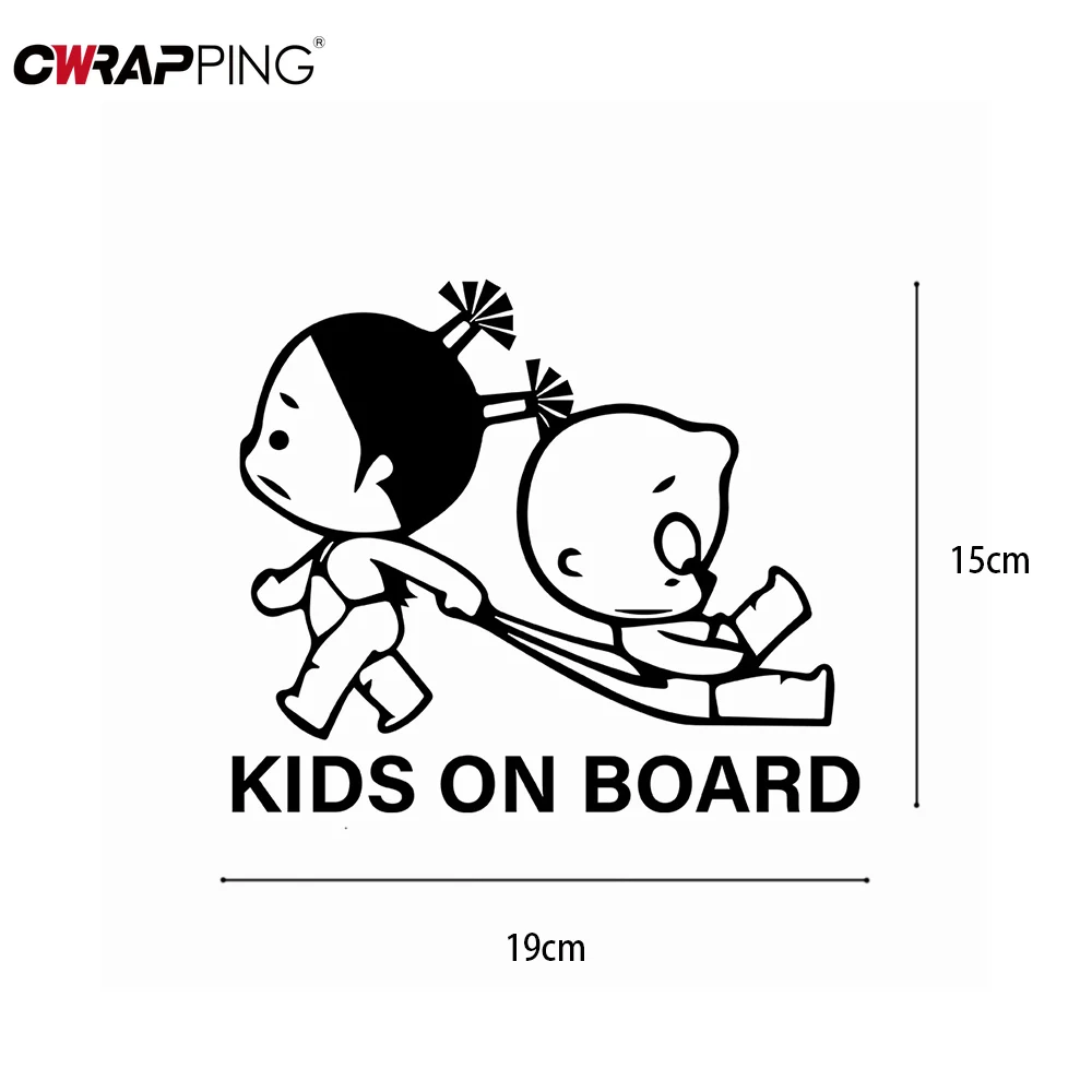 1 قطعة سيارة عاكس ملصق الطفل على متن ليلة القيادة تحذير علامة ذاتية اللصق الشارات لملحقات ملصق عاكس السيارات #6