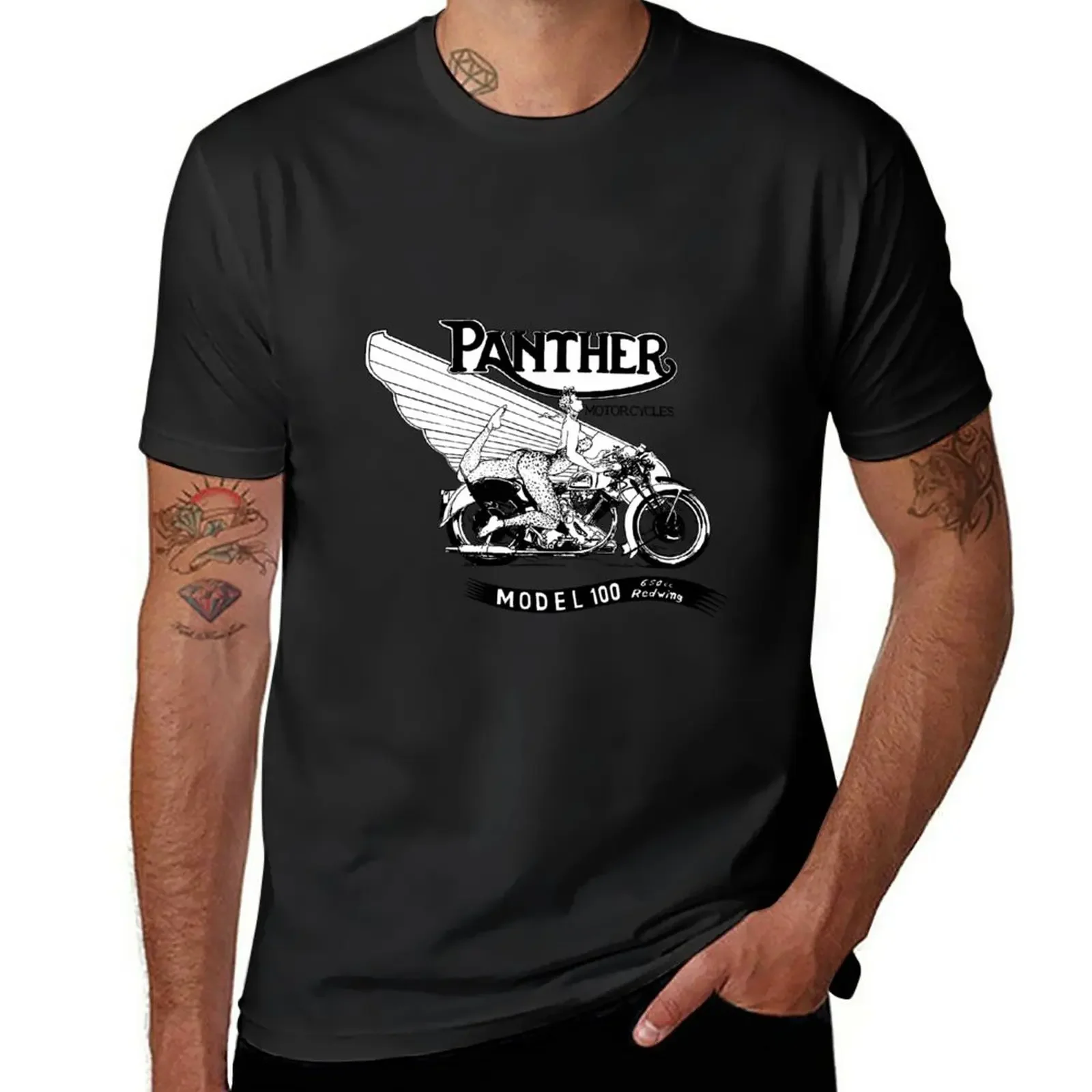 

New Panther Motorcycles! T-Shirt anime tshirt summer tops summer top plain black t shirts men