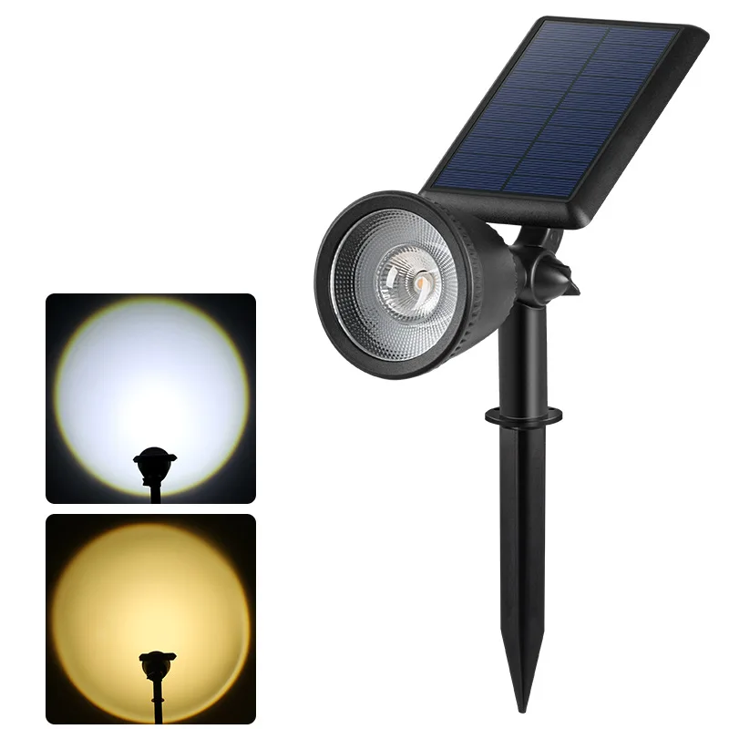 

Solar sunset spotlights, tree landscape lawn lights, household outdoor garden garden floor lights