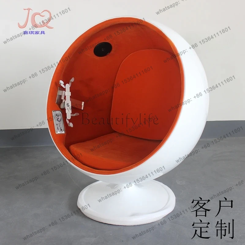 creative fiberglass leisure chair simple sofa bubble chair lazy single recliner