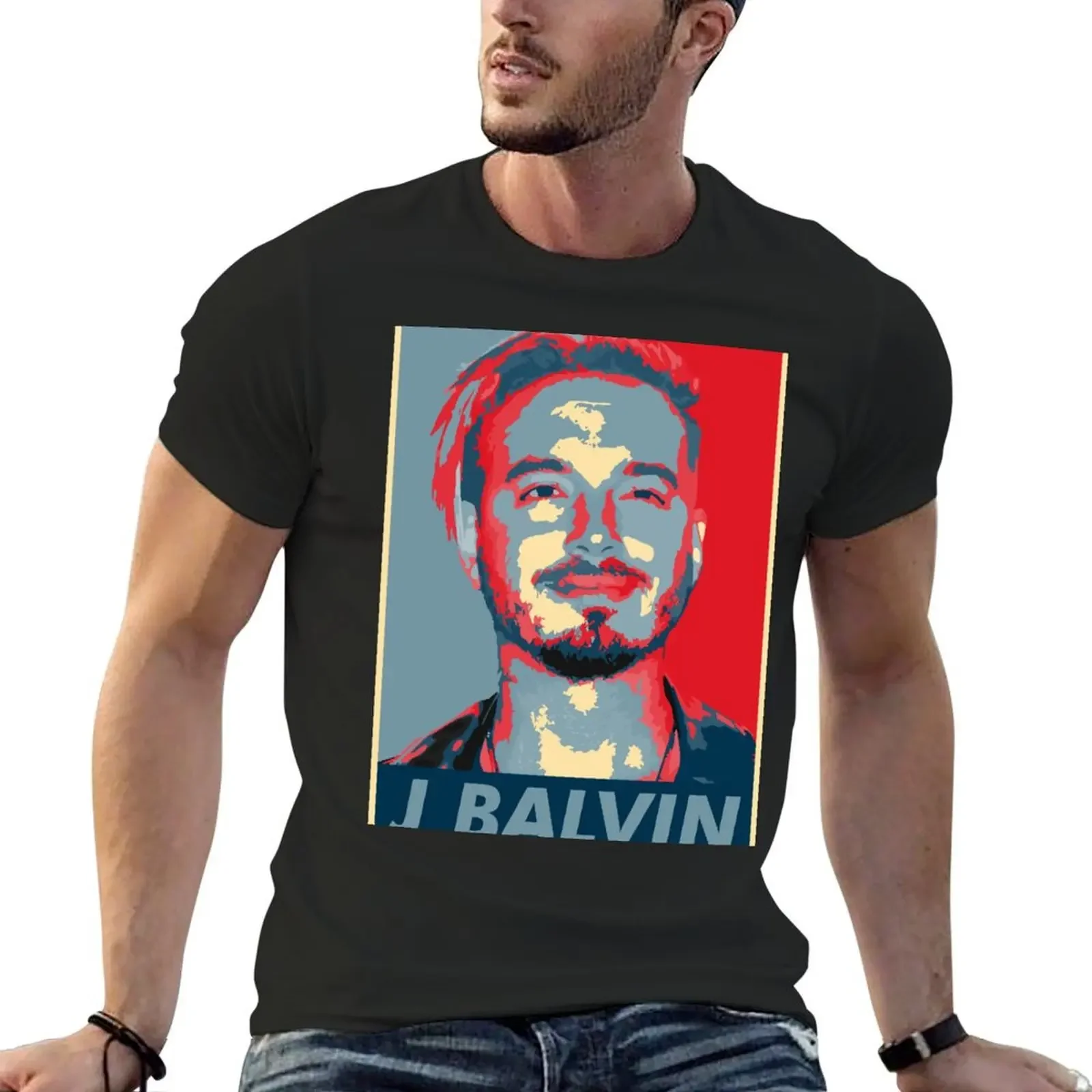 

J Balvin T-Shirt sports fans plus size tops aesthetic clothes men clothings