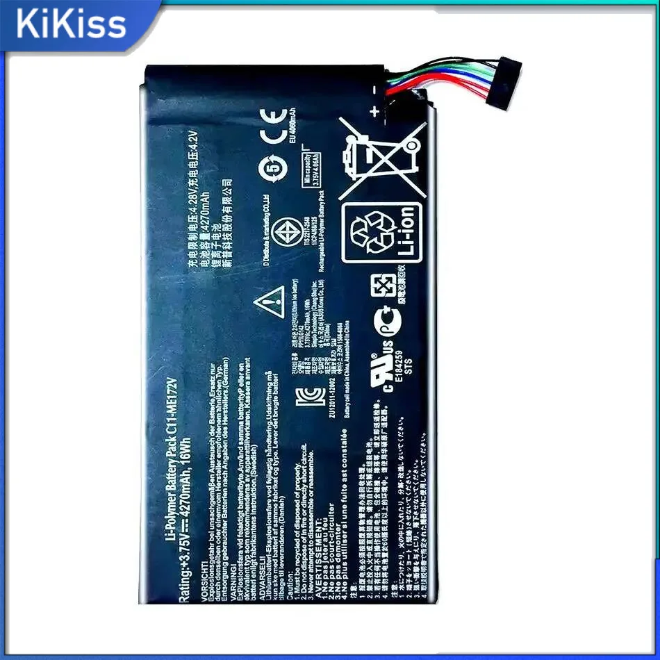 

Высокоэффективный аккумулятор для планшета Asus Memo Pad ME172V ME172 K004 ME371MG ME371 4270 мАч C11-ME172V