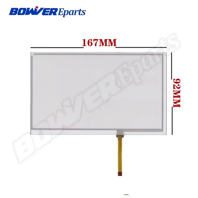 7inch 166*92MM Touch Sensor Compatible 4lines Resistance Touch Screen Panel  For Mitsubishi NR-MZ90