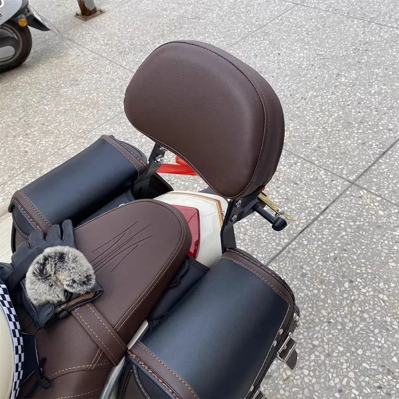 Suitable For Zongshen ZS125-5A Youmi 125 Non-destructive Modified Shelf Rear Shelf Backrest Tail Wing Leather Lumbar Support
