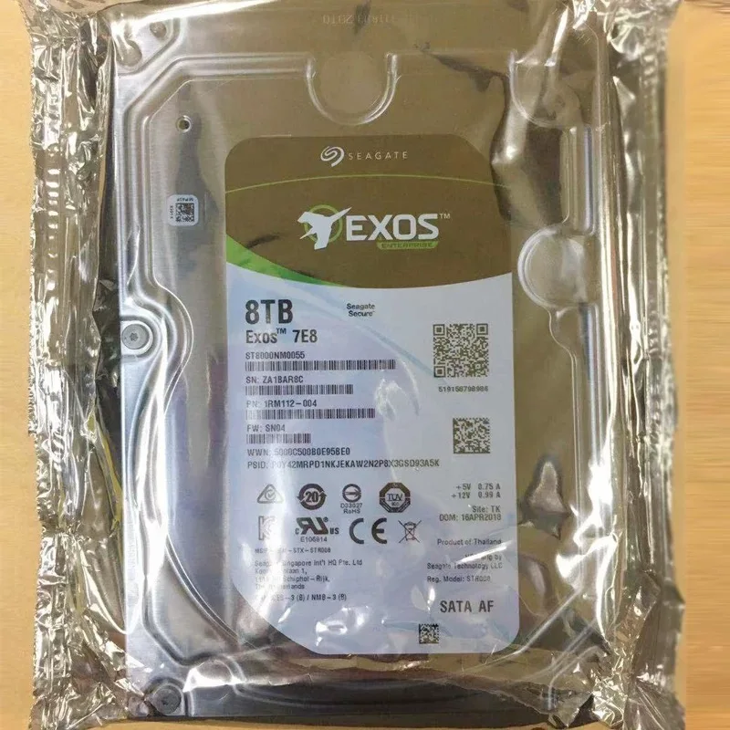 

ST8000NM0055 8T 7.2K SATA3 Ensure New in original box. Promised to send in 24 hoursv