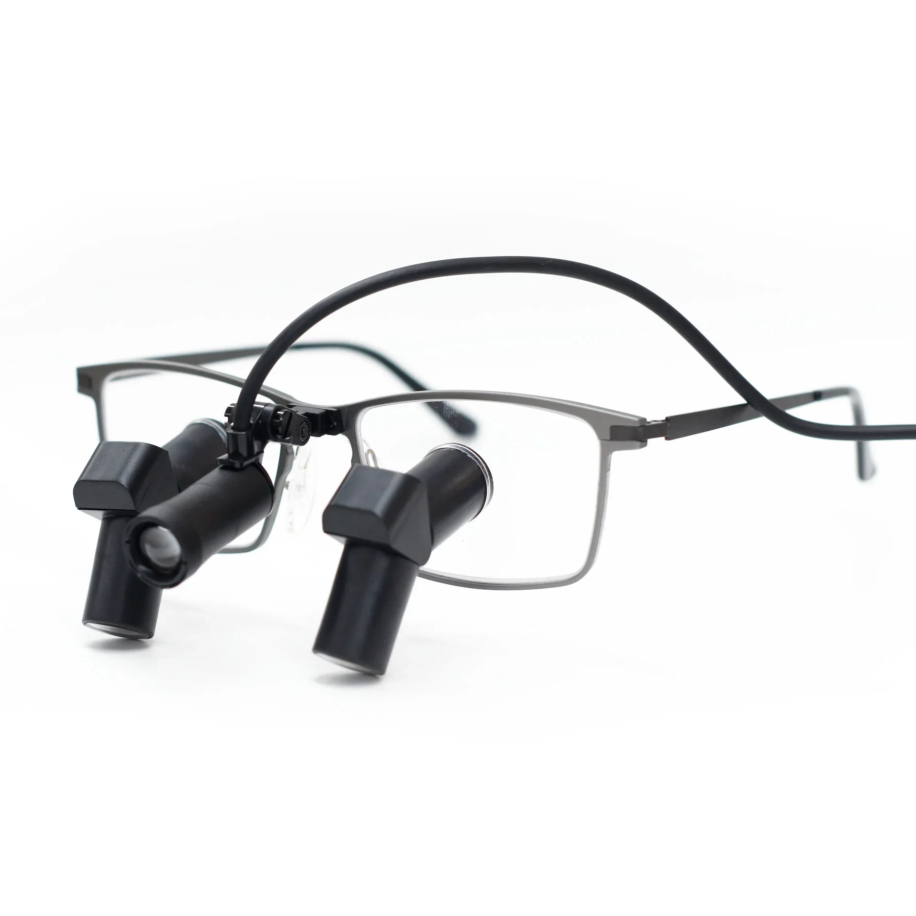 Micare ENM-450X Lens Ergo Loupes Den-tal Ent Microsurgery with MB-JD2100 5w Den-tal Head Light Factory Customization