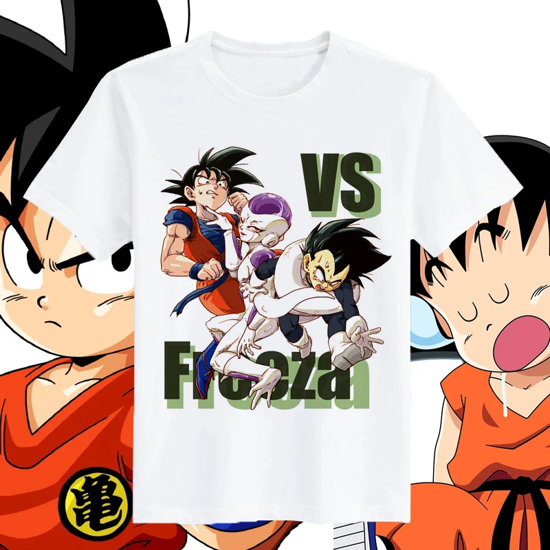 American Retro Dragon Ball Super DRAGON BALL Toriyama Ming Saiyan Sun Wukong Vegeta novedad de verano ropa de calle para hombres y mujeres