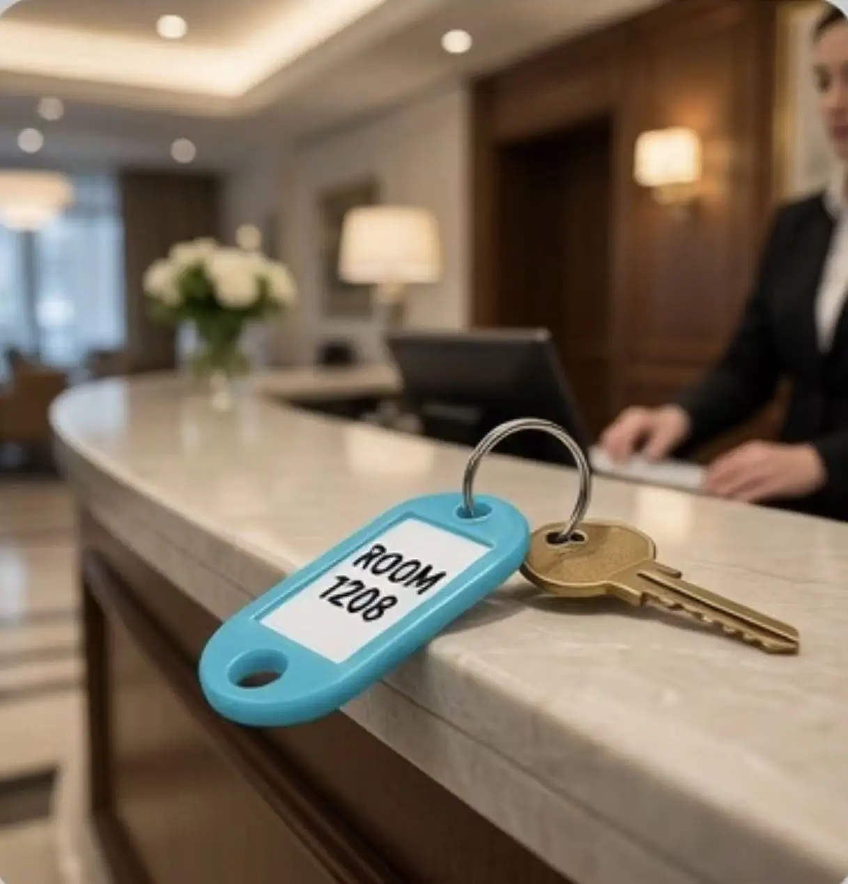 Mehrfarbiger Langlebiger Plastik-Schlüsselanhänger Gepäckanhänger Hotel-Nummerierungsschlüsselanhänger Abnehmbarer Schlüsselring Beschreibbarer Namensanhänger – Detail 8