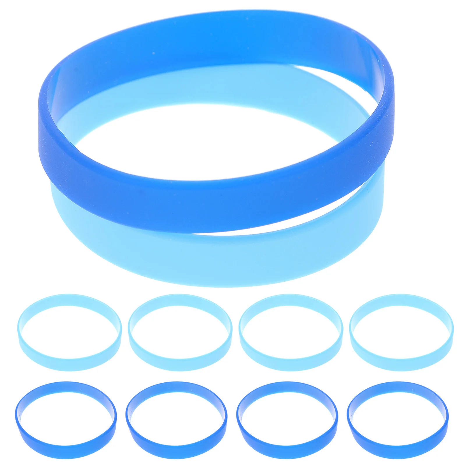 

24Pcs Comfortable Silicone Wristbands Flexible Colored Bracelets for Sports Outdoor Music Festival Adjustable Fashion Strap