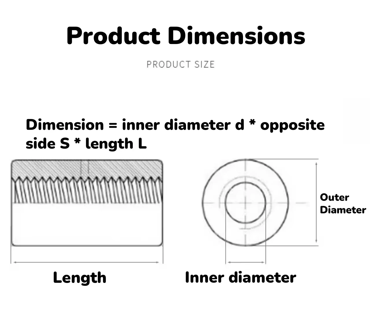 M4 M5 M6 M8 M10 M12 Carbon Steel Galvanized Extended Cylindrical Nut Connection Screw Cylindrical Connect Nuts