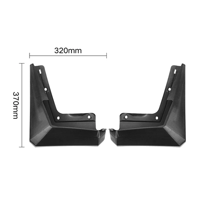 Car Mudguards For Tesla Cybertruck 2024 Front Rear Mud Flaps Guards Splash Fender Car Exterior Accessories