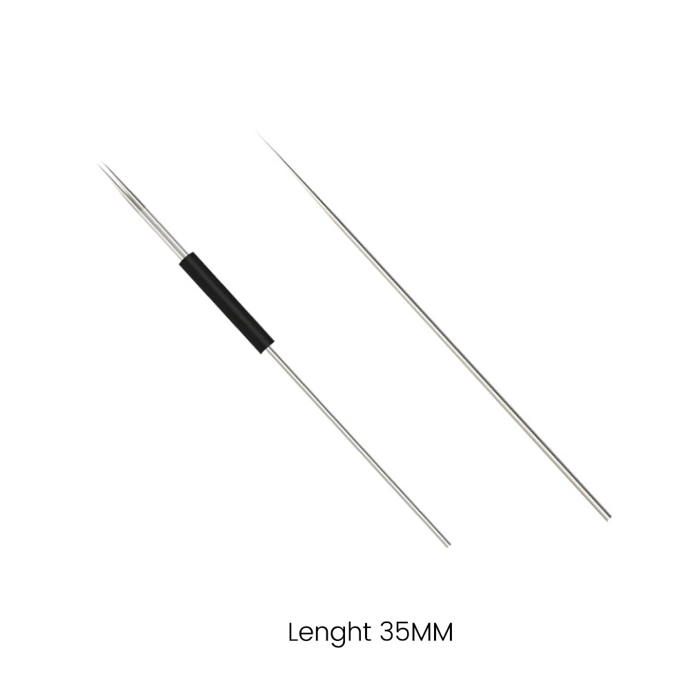 Traditional 1RL 3RL Tattoo Needles Length 35MM For Vietname Machine Permanent Makeup Pen Tattoo Needles Tips Dia 0.35MM Supplies