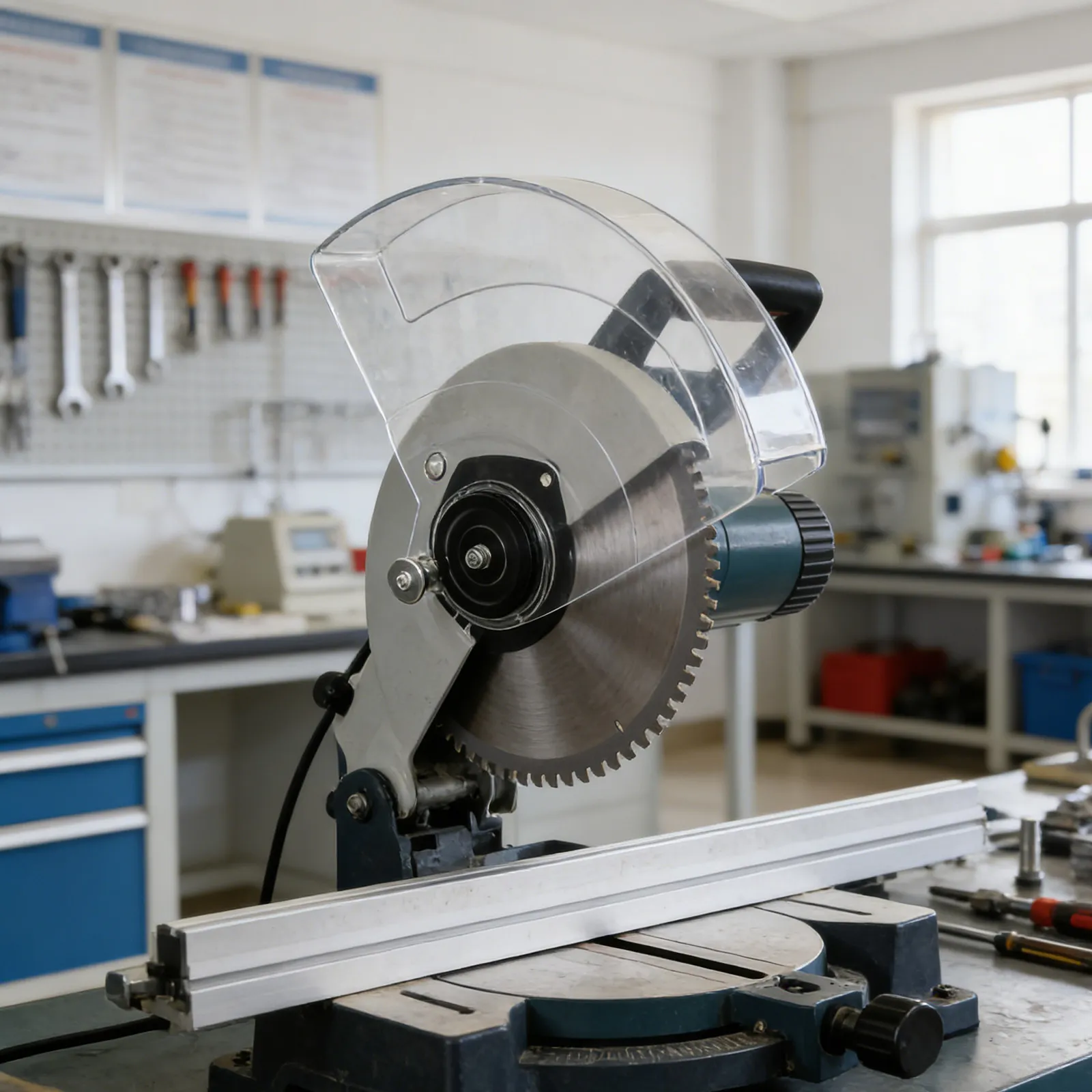 Transparent Circular Saw Guard High Visibility Table Saw Protective Shield Dust Splashing Proof Woodworking Safety Cover