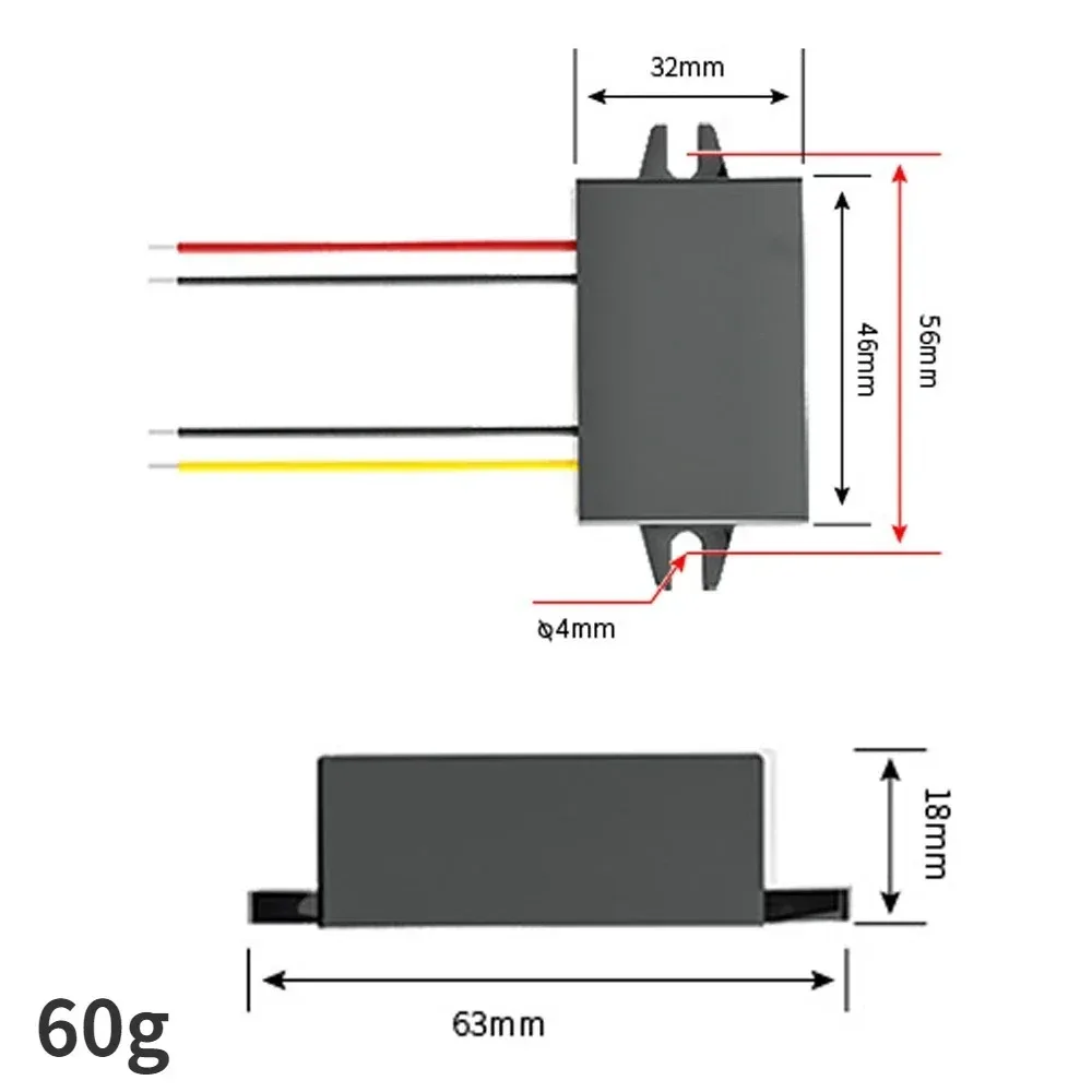 72V 60V 48V 36V 24V 12V to 5V 20A 10A 5A DC DC Buck Power Converter Step Down Voltage Regulator 72Volt to 5 Volt