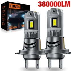 Ampoule de sauna LED pour voiture, lampe à diode automatique, lumière LED Turbo, Canbus Mini, CSP 3570, 360W, 6000K, 380000LM, H7, 16 pièces