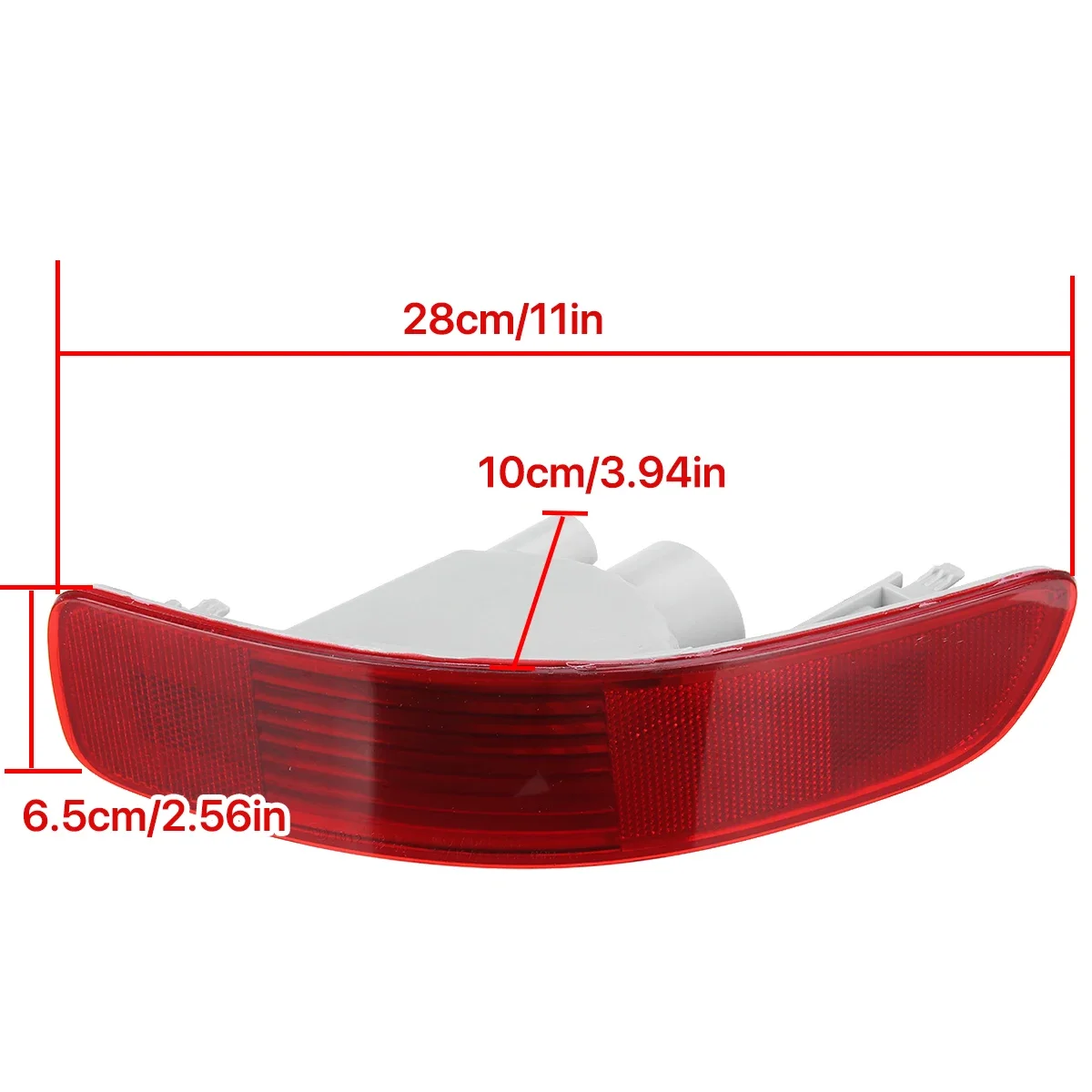 Rear Tail Bumper Fog Light For Mitsubishi Outlander EX 2007-2012 8337A030 8355A004 8352A005 Rear Bumper Reflector Light Lamp