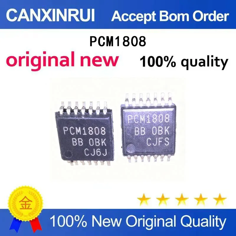 

(5-100 Pieces) Brand new original PCM1808PWR PCM1808 analog-to-digital conversion chip IC patch TSSOP-14 in stock