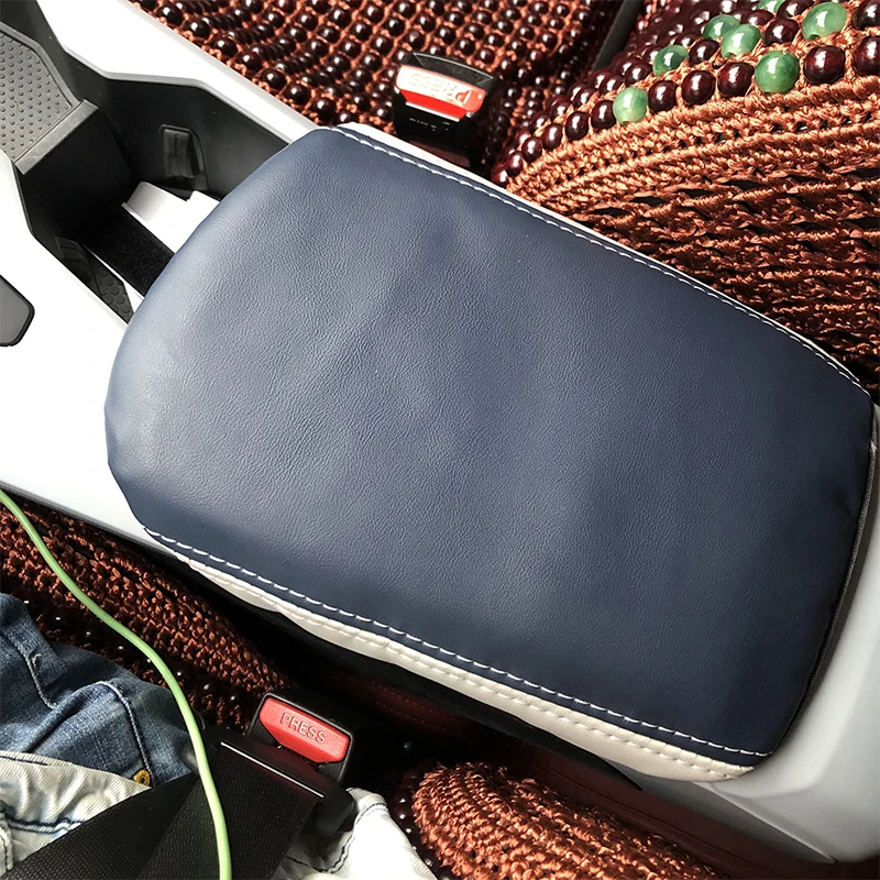 1pcs For Geely Geometry C 2020 2021 2022 2023 Car Pad Cover Leather Storage Protection Cushion Seat Armrest Box Pad Accessories