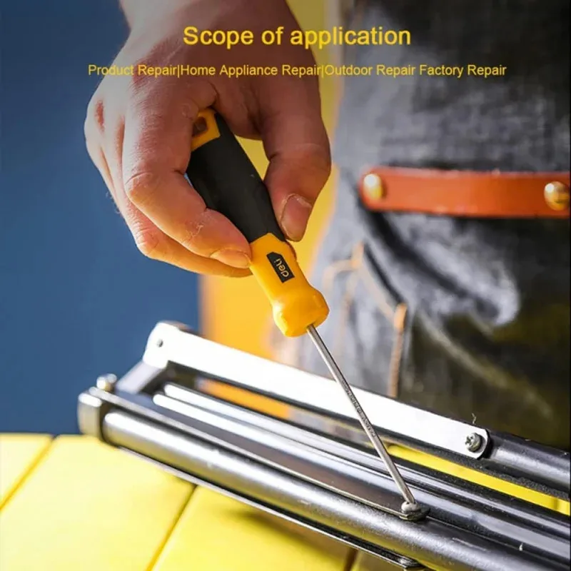 Not in stock. out of stoock..Deli Slotted Handle Screwdriver 1/8 Inch 3/16 Inch 1/4 Inch 5/16 Inch Heavy Duty Magnetic Slotted S