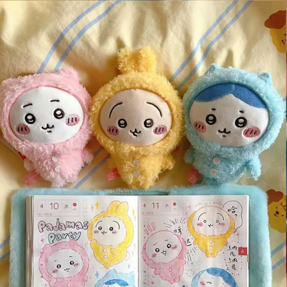 Pretty new Chiikawa Anime 10cm Plush Doll Kawaii Usachi Keychain Hachiware Stuffed Pendent Cute Backpack Ornament Toy Gift