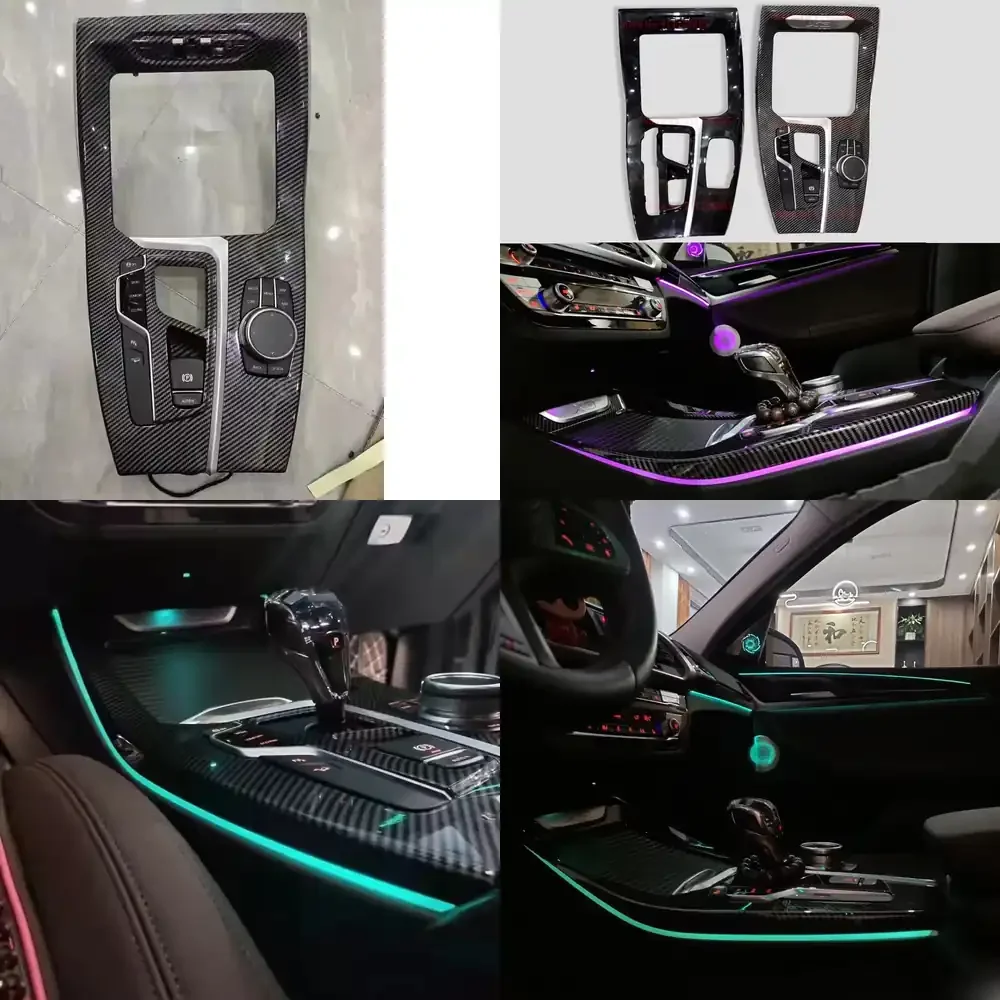 

Car Center Console Saddle Panel LED Ambient Light for X3 X4 G08 G02 Neon Atmosphere Lamp