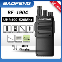 Baofeng BF-1904 Radio Long Range High Power UHF 400-520Mhz Professional Walkie Talkie Type USB Charging Portable CB Radio 16CH