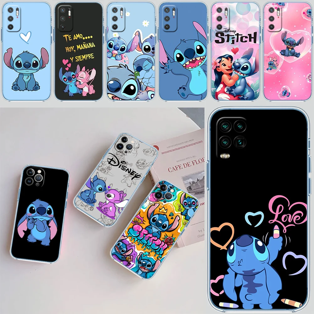 DS8 Lilo Stitch Transparent Phone Case for Motorola Moto G40 G04 G05 One Ace Action  Fusion + Plus Hyper Macro Vision Zoom view 2