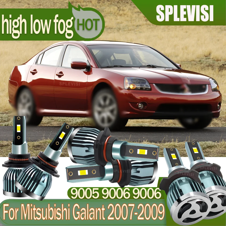 

waterproof Dustproof Simple Installation Secure Nighttime Travel Headlight foglight LED For Mitsubishi Galant 2007 2008 2009