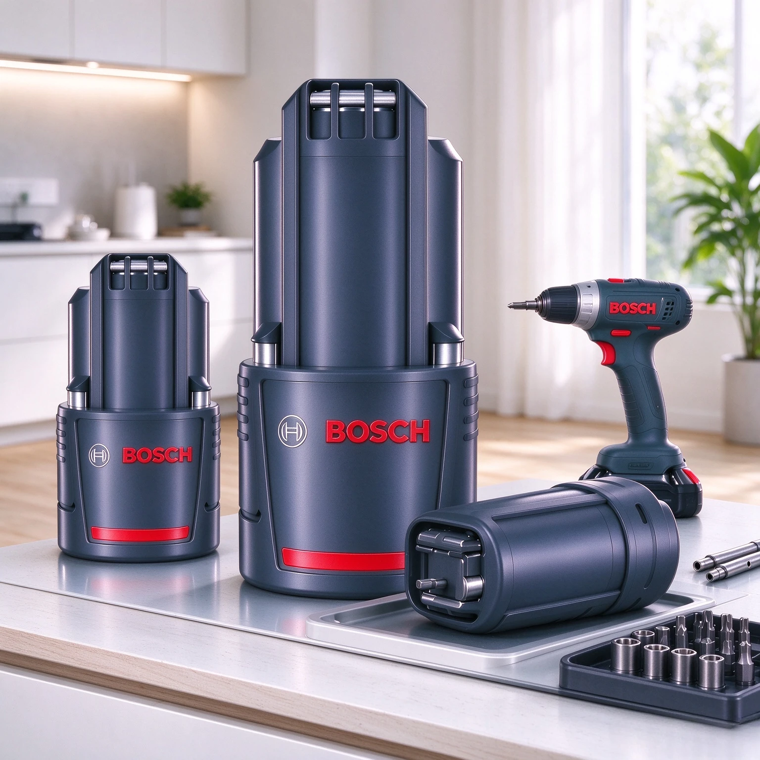 Bosch 12V 3.0Ah Lithium Battery Pack, Compatible with GWS12V-76, Multi-protection Circuit, Power for Cut-off Tool & Drill
