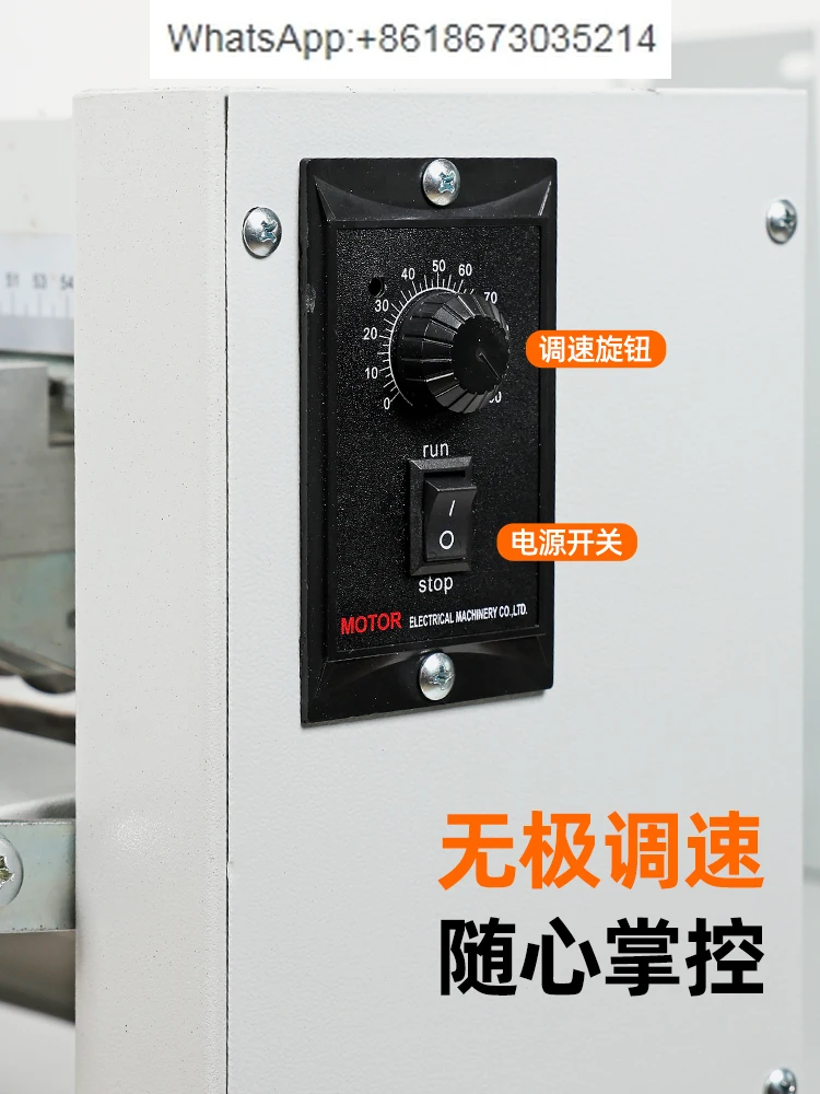 Speed-regulating self-adhesive scribing machine a2 cutting and half-passing label cardboard dotted line cutting machine