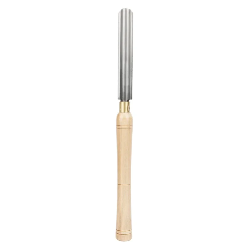 

Wood Turning Tool Hand Held HSS Blade Hardwood Handle Woodworking Lathe Chisel 25mm