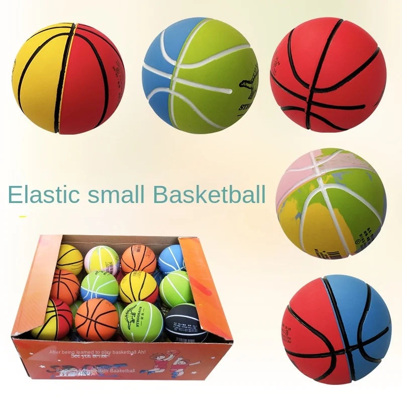 Extragroßer elastischer Basketball, hochelastischer Gummiball, Unterdruck- und Pat-Ball, Kinderspielzeug, hochelastischer, fester Gummiball