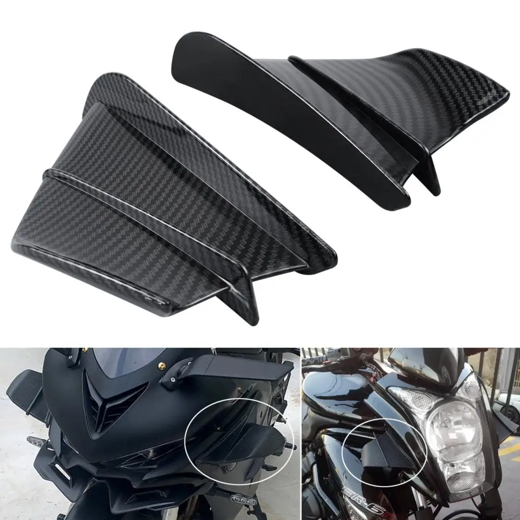 Motorcycle Fairing Side Wing Spoiler Winglet for Kawasaki Ninja 250R 300 400 600R 650 650R 1000 1000R ZX-6R ZX-10R ZX-12R ZX-14R