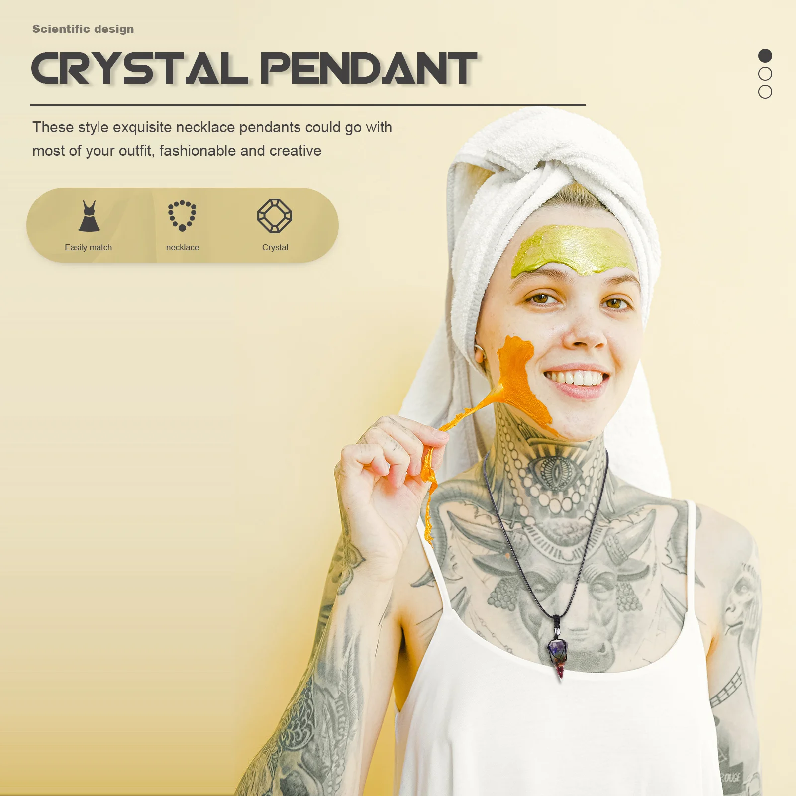 

Delicate Crystal Necklace Pendant Elegant Crystal Jewelry Necklace for Women Daily Decoration Neck Decoration Neck Jewelry