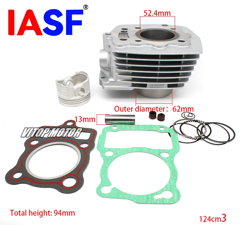 For WH125-2 WH125-3A WH125-15 WH125-15A WH125-19 WH125-20 CG125 Feng Xiang Ling Yu KR3 Motorcycle Cylinder Piston Rings Kit