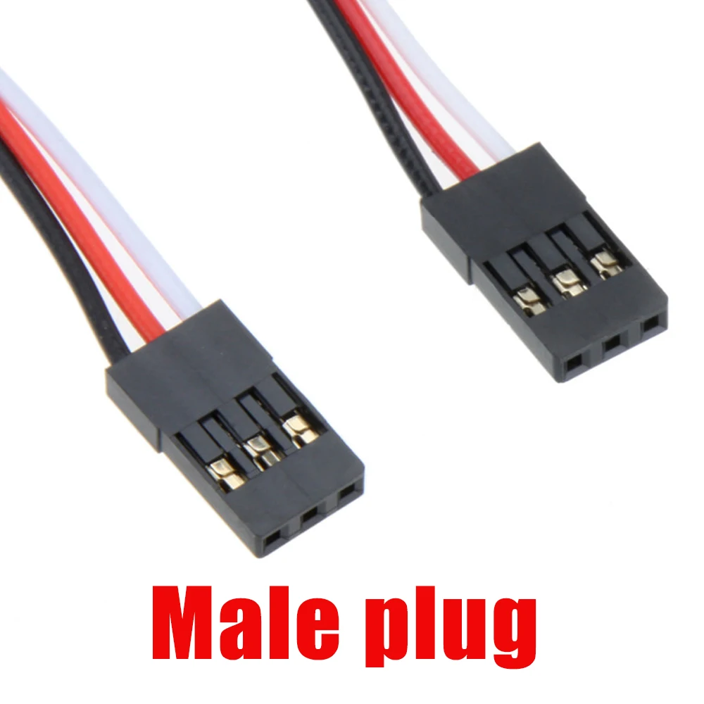 100pcs  Male to Male JR Plug Servo Extension Lead Wire Cable 10CM 15CM 30CM for RC Plane Quadcopter