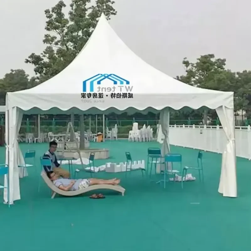 for 4x4m 5x5m 6x6m Outdoor Pagoda Gazebo Tent Canopy for Event