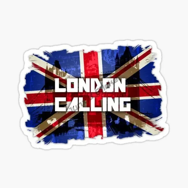 London England Flag Big Ben Emblem Creative Car Stickers for Car Van Bicycle Helmet Window Wall Decoration Accessories