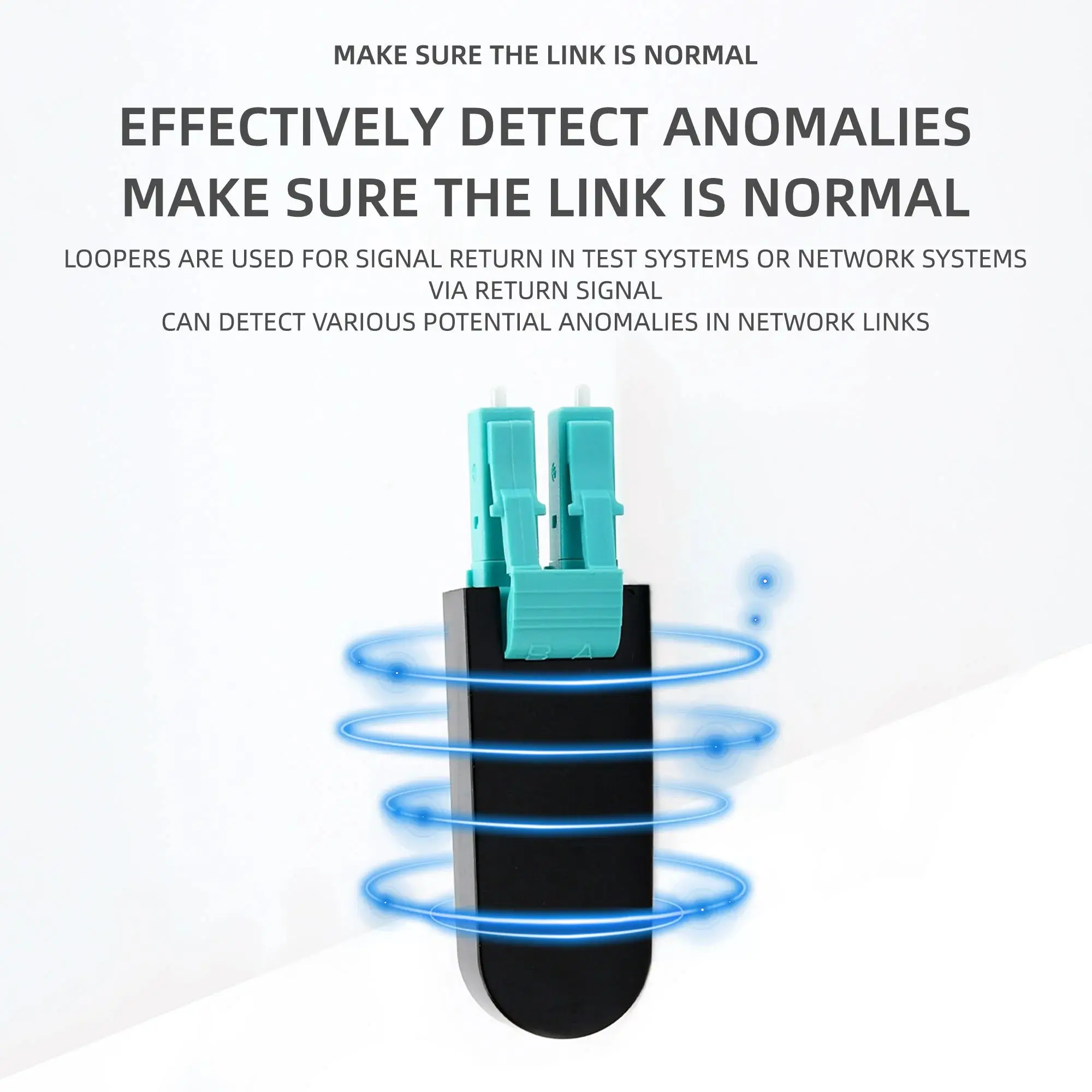 Adaptador de Loopback Óptico SUMMITEK SC/UPC LC/UPC, Conector de Circuito Óptico SM/MM para Teste de Sinais Ópticos