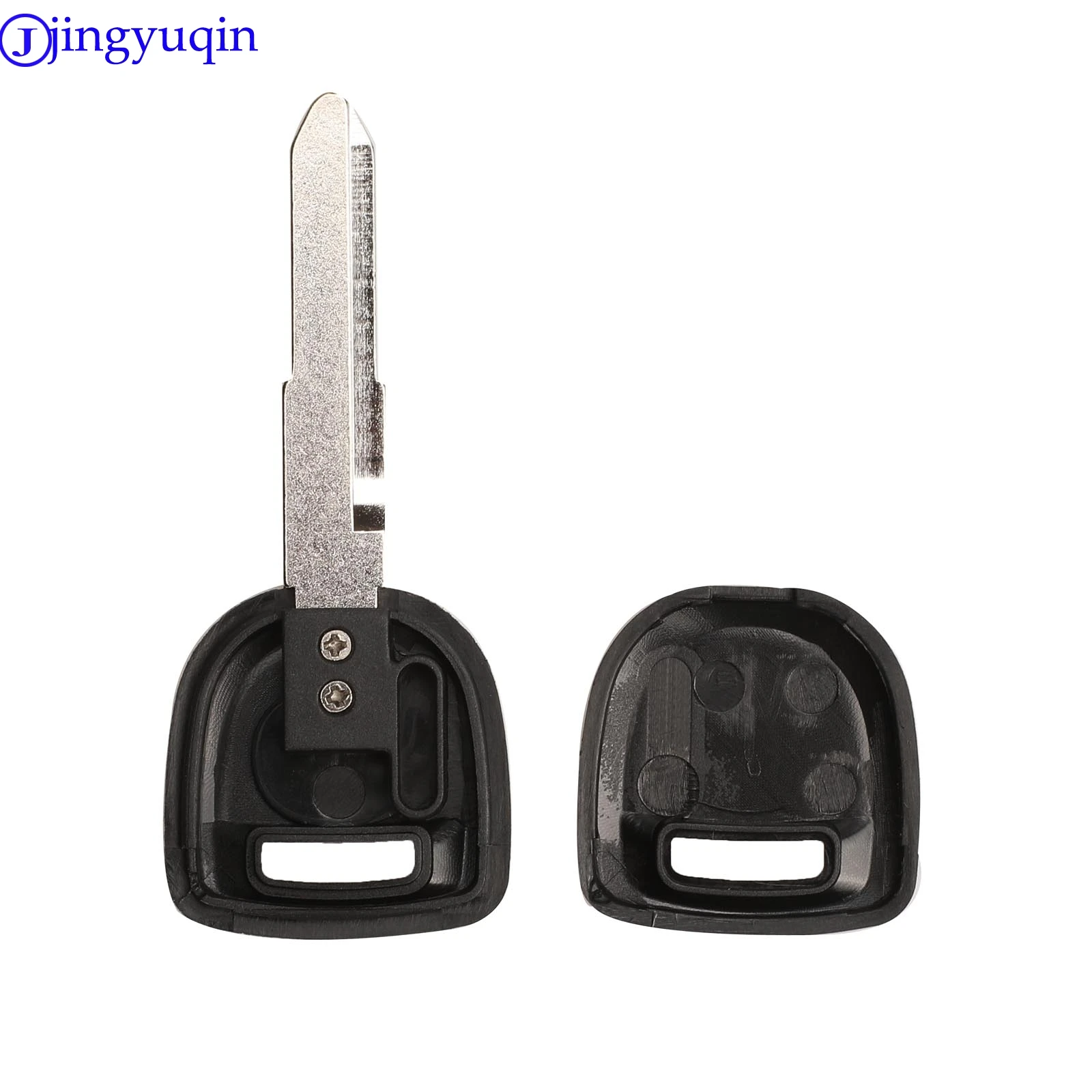 jingyuqin 10pcs Transponder Key Shell Uncut Blank MAZ24R Blade Cover Case Replacement For Mazda 2 3 5 6 MX5 RX8 Fob No Chip